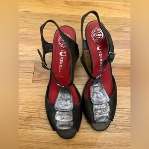 Jeffrey Campbell Ibiza Tab-2 t-strap slingback shoes